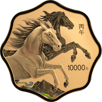 2026中國丙午（馬）年1公斤梅花形金質(zhì)紀(jì)念幣